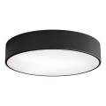 CLEO ceiling light with motion and twilight sensor, 3xE27/24W/230V, Ø 40 cm, black