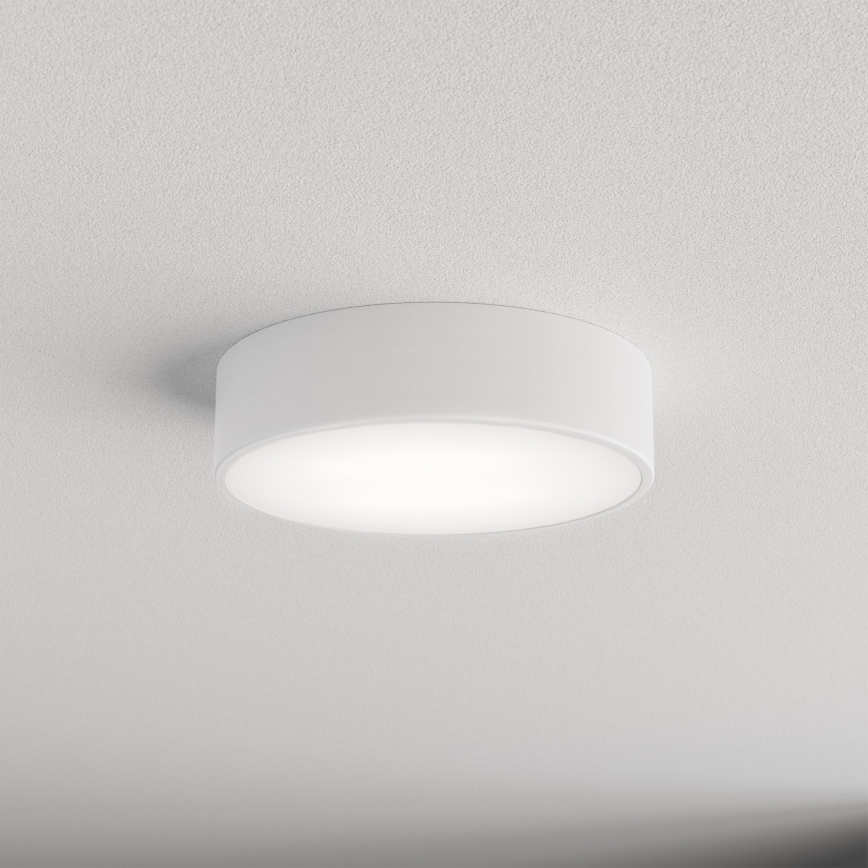 CLEO Ceiling Light with Motion and Dusk Sensor, 2x E27/24W/230V, Ø 30 cm, White