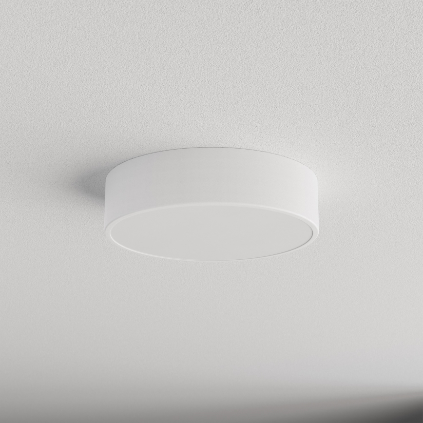 CLEO Ceiling Light with Motion and Dusk Sensor, 2x E27/24W/230V, Ø 30 cm, White