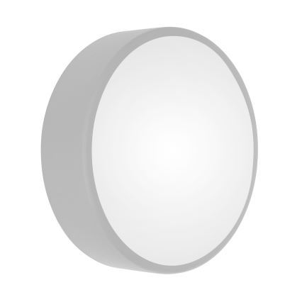 Ceiling light with motion and twilight sensor CLEO 2xE27/24W/230V dia. 30 cm grey