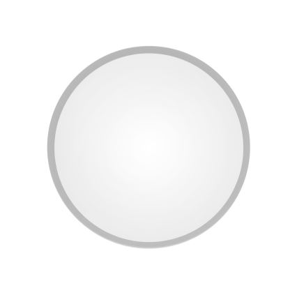 Ceiling light with motion and twilight sensor CLEO 2xE27/24W/230V dia. 30 cm grey