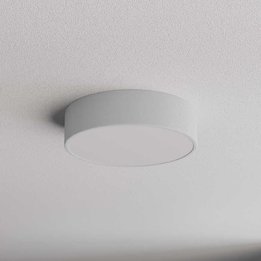 Ceiling light with motion and twilight sensor CLEO 2xE27/24W/230V dia. 30 cm grey