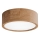 CLEO ceiling light with sensor 2xE27/24W/230V, Ø 27,5 cm, oak