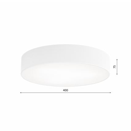 Ceiling light with motion and dusk sensor CLEO 3xE27/24W/230V Ø 40 cm white