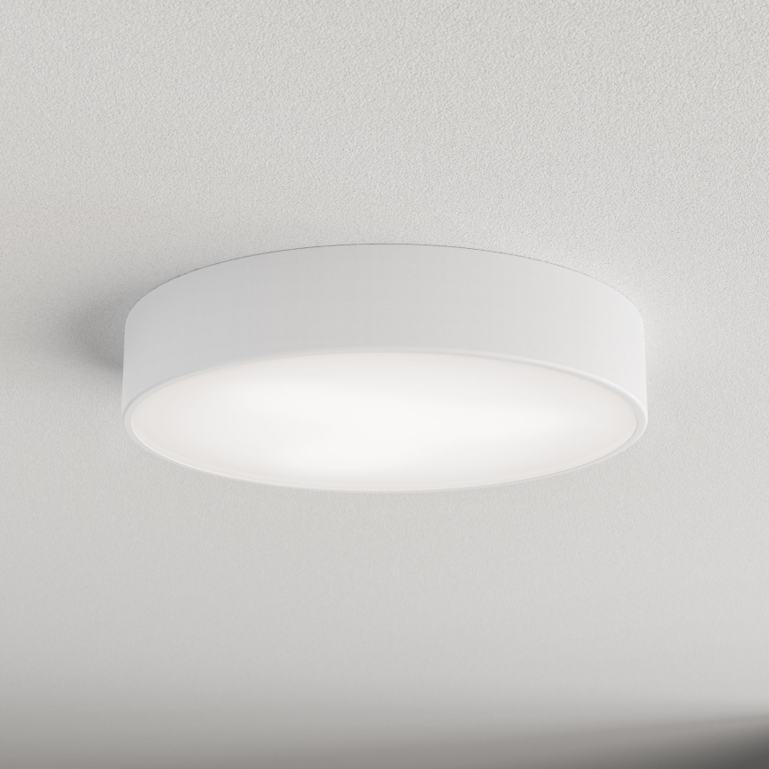 Ceiling light with motion and dusk sensor CLEO 3xE27/24W/230V Ø 40 cm white