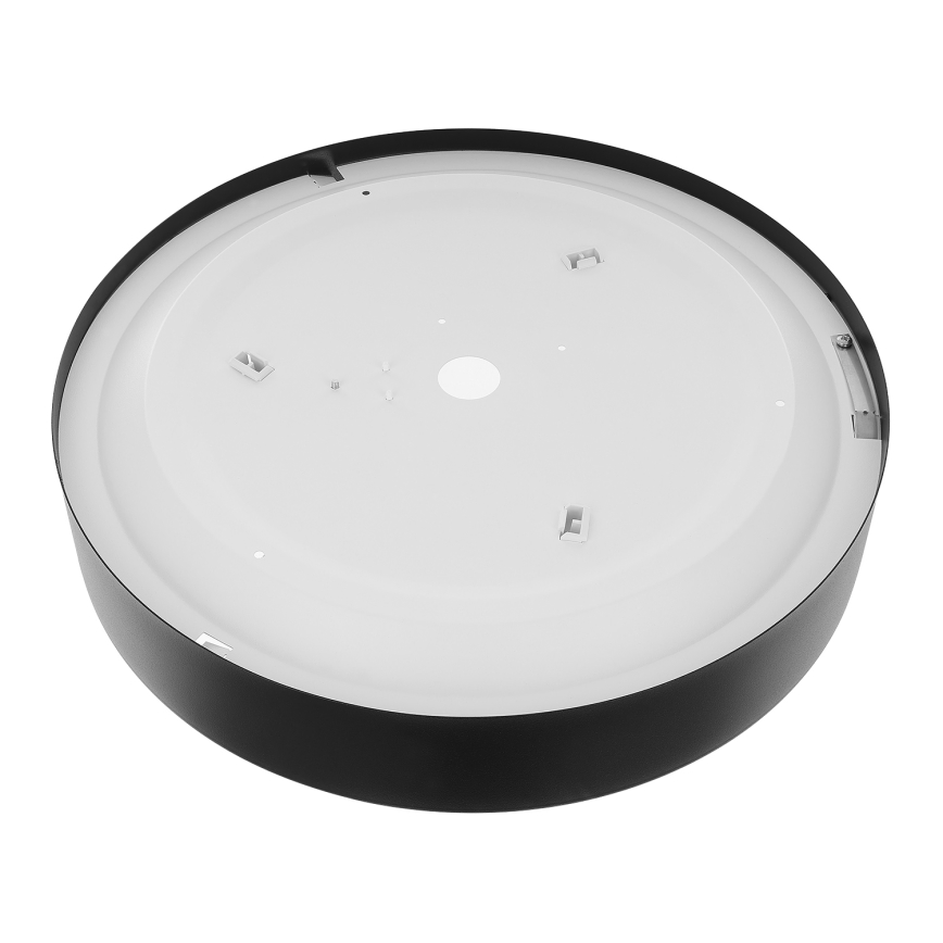 CLEO ceiling light with motion and twilight sensor, 3xE27/24W/230V, Ø 40 cm, black