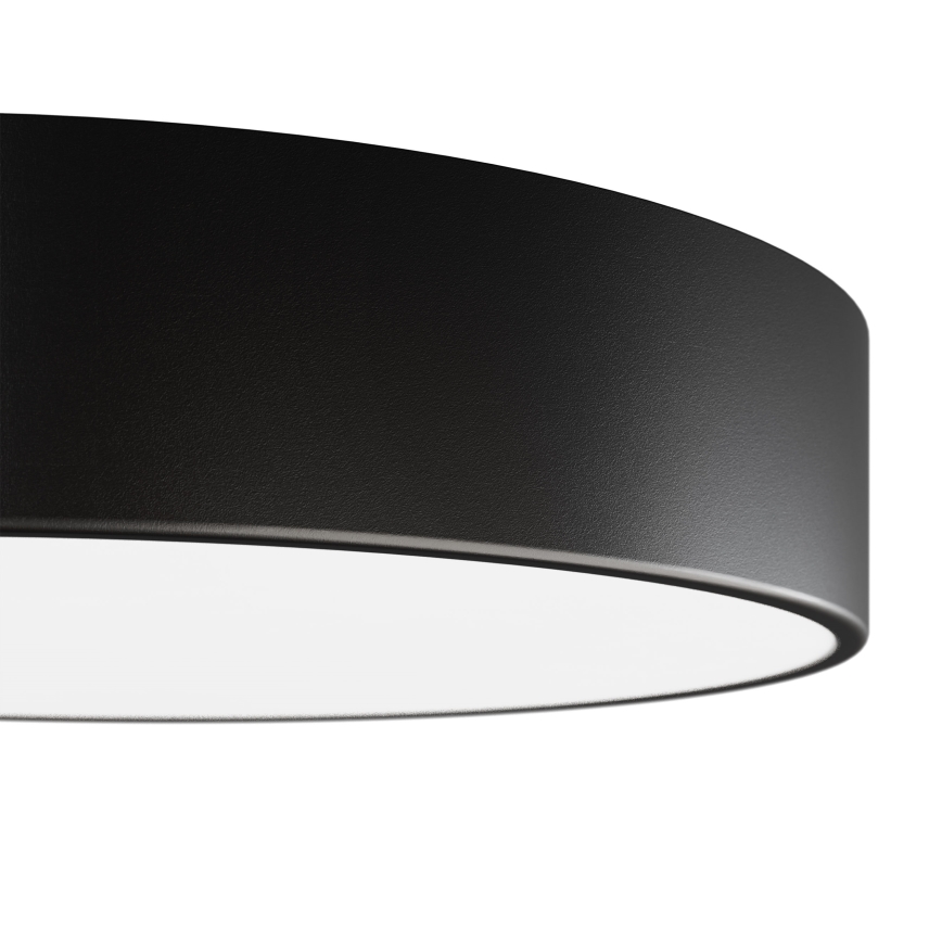 CLEO ceiling light with motion and twilight sensor, 3xE27/24W/230V, Ø 40 cm, black