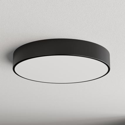 CLEO Ceiling Light with Motion and Dusk Sensor — 4x E27 / 24 W / 230 V, Ø 50 cm, Black