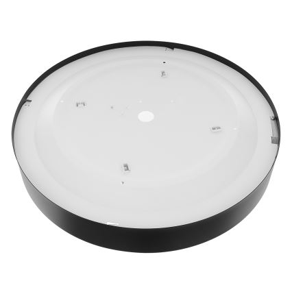 CLEO Ceiling Light with Motion and Dusk Sensor — 4x E27 / 24 W / 230 V, Ø 50 cm, Black