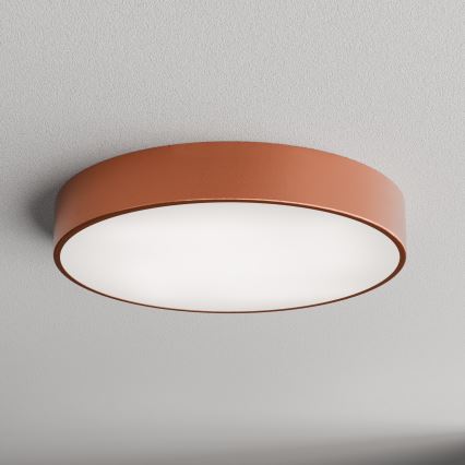 CLEO ceiling light with motion and dusk sensors, 4xE27/24W/230V, Ø 50 cm, copper finish