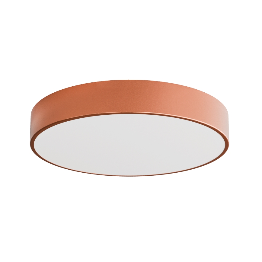 CLEO ceiling light with motion and dusk sensors, 4xE27/24W/230V, Ø 50 cm, copper finish