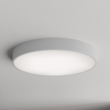 Ceiling light with motion and twilight sensor CLEO 5xE27/24W/230V Ø 60 cm grey