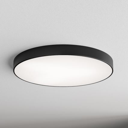 CLEO Ceiling Light with Motion and Dusk Sensor, 6xE27/24W/230V, Ø 80 cm, Black