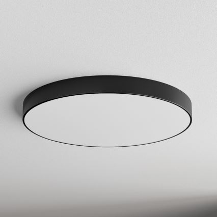 CLEO Ceiling Light with Motion and Dusk Sensor, 6xE27/24W/230V, Ø 80 cm, Black
