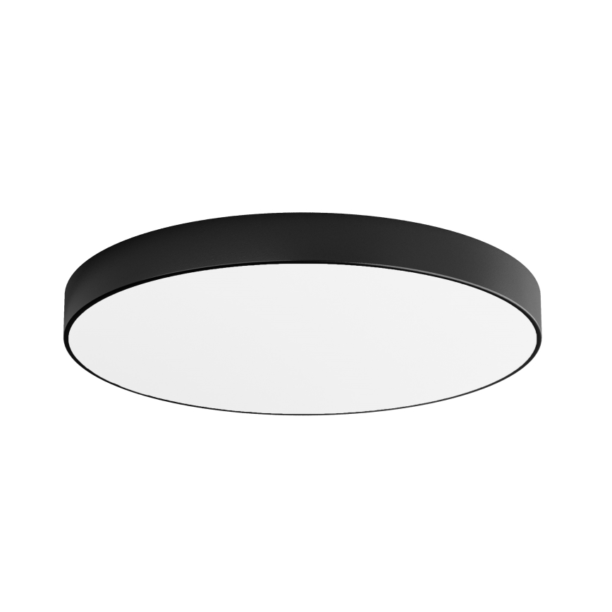 CLEO Ceiling Light with Motion and Dusk Sensor, 6xE27/24W/230V, Ø 80 cm, Black