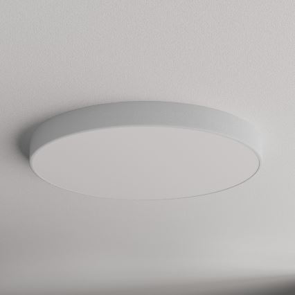 CLEO ceiling light with motion and twilight sensor, 6x E27/24W/230V, Ø 80 cm, gray