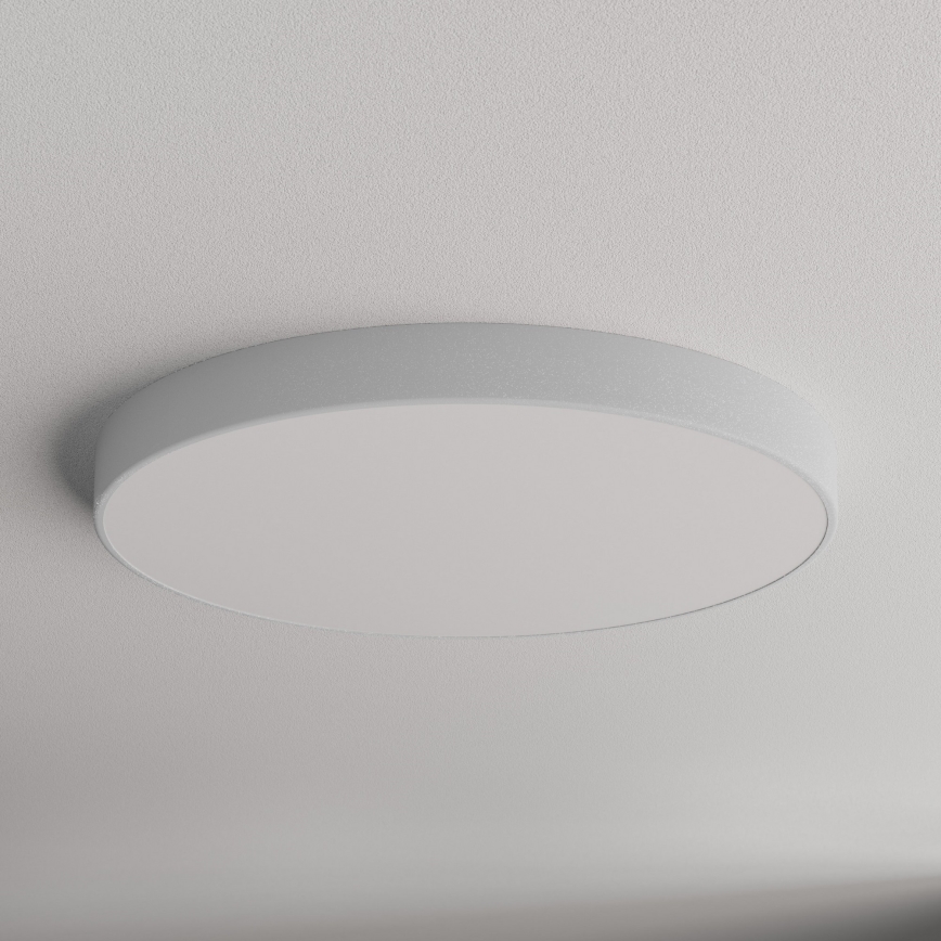 CLEO ceiling light with motion and twilight sensor, 6x E27/24W/230V, Ø 80 cm, gray