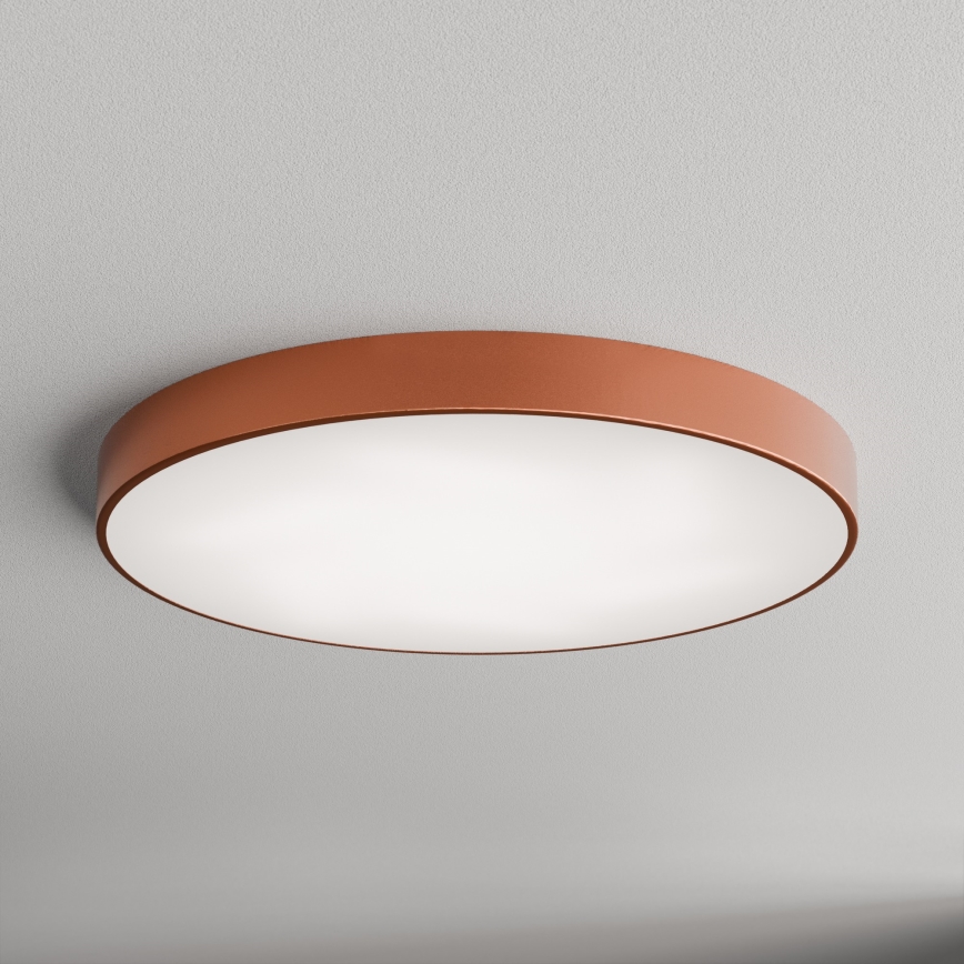 CLEO Ceiling Light with Motion and Dusk Sensor, 6xE27/24W/230V, Ø 80 cm, Copper