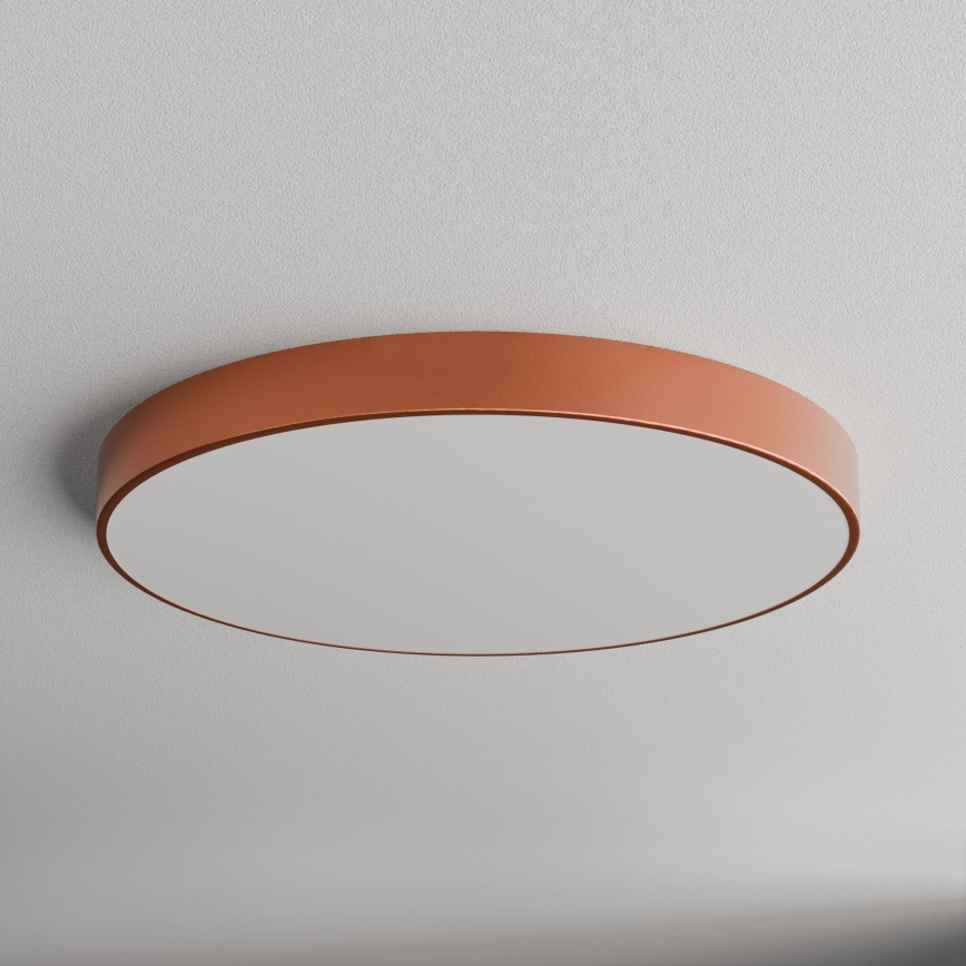 CLEO Ceiling Light with Motion and Dusk Sensor, 6xE27/24W/230V, Ø 80 cm, Copper