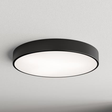 CLEO Ceiling Light with Motion and Twilight Sensor 5xE27/24W/230V Ø 60 cm Black