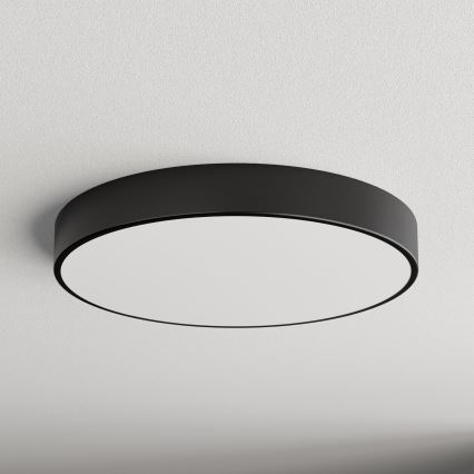 CLEO Ceiling Light with Motion and Twilight Sensor 5xE27/24W/230V Ø 60 cm Black
