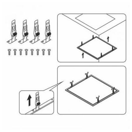 Clips for LED panels