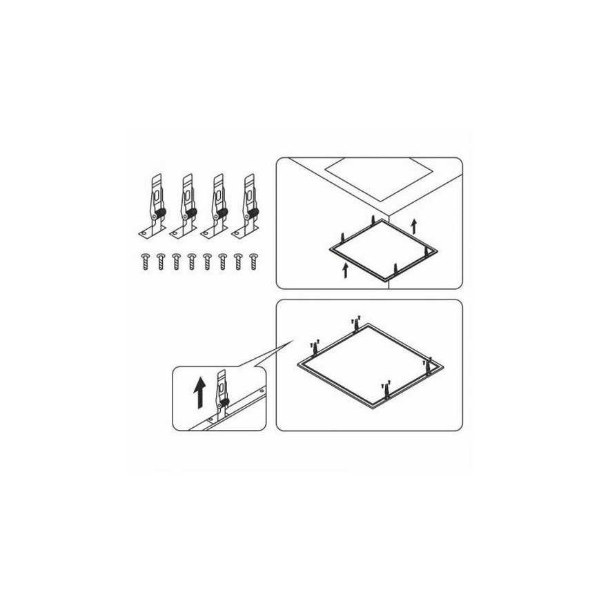 Clips for LED panels