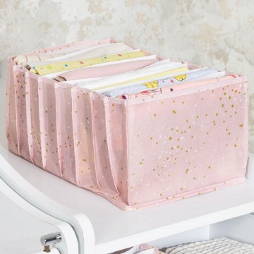Closet organizer 37,5x24,5x17,5 cm pink