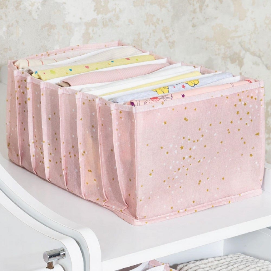 Closet organizer 37,5x24,5x17,5 cm pink