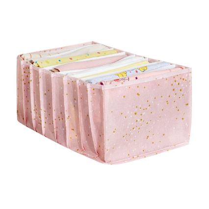 Closet organizer 37,5x24,5x17,5 cm pink