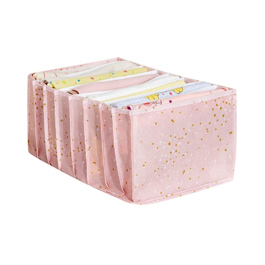 Closet organizer 37,5x24,5x17,5 cm pink