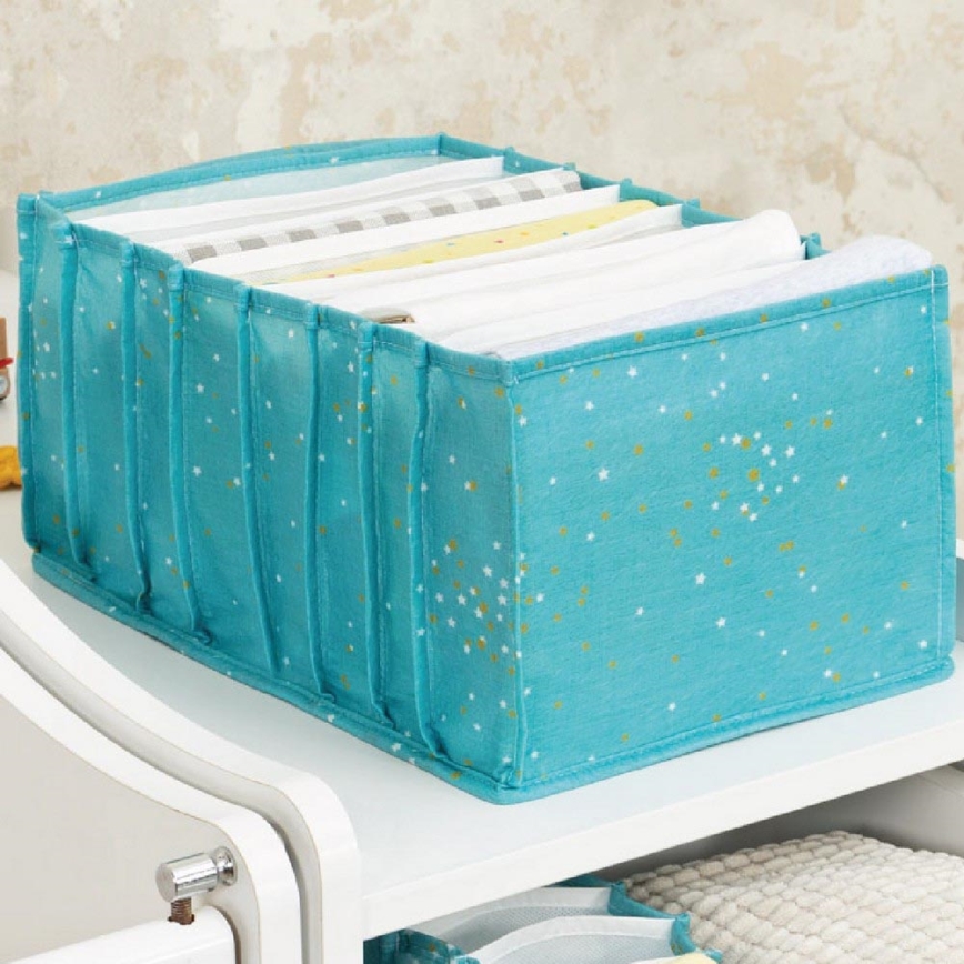 Closet organizer 40x15x14 cm turquoise