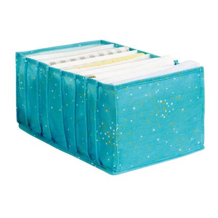 Closet organizer 40x15x14 cm turquoise