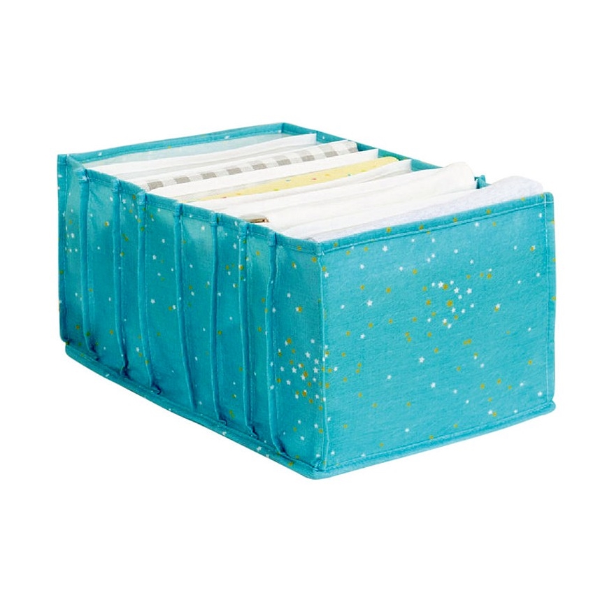 Closet organizer 40x15x14 cm turquoise