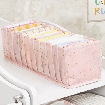 Closet organizer 42x16x13 cm pink