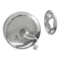 Clothesline 9.5x9.5 cm stainless steel/silver