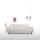 CLOUDY upholstered 3-seater sofa bed, cream