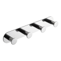 Coat hook 25,5x4,5 cm stainless steel/silver