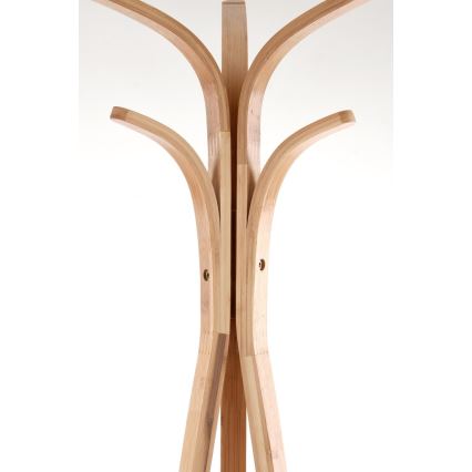 Coat rack 177x52 cm brown