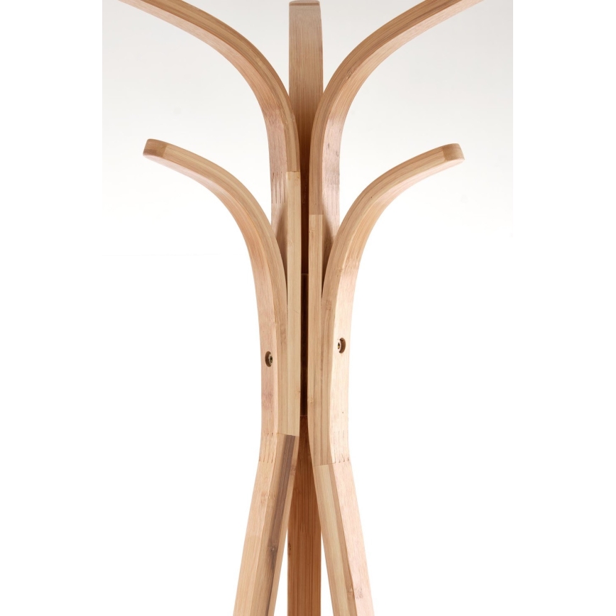 Coat rack 177x52 cm brown