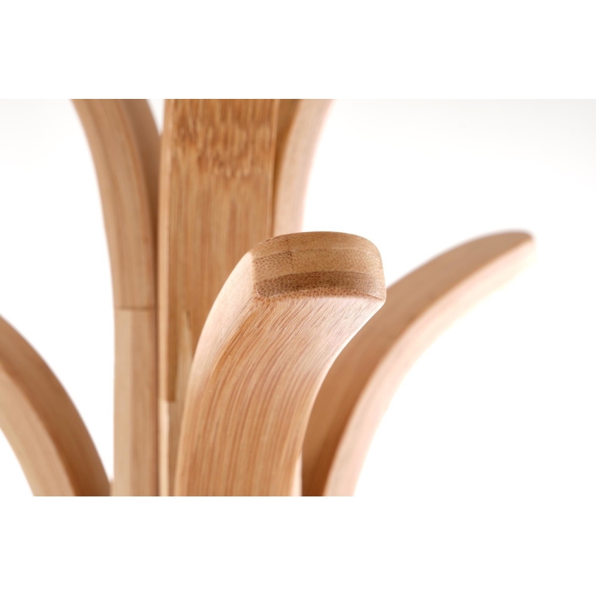 Coat rack 177x52 cm brown