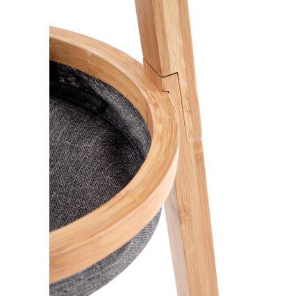 Coat rack 177x52 cm brown