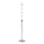 Coat rack 180x30 cm shiny chrome