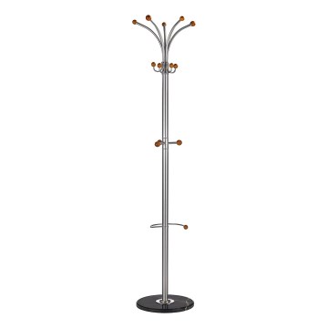 Coat rack 180x38 cm matte chrome
