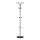 Coat rack 180x38 cm matte chrome