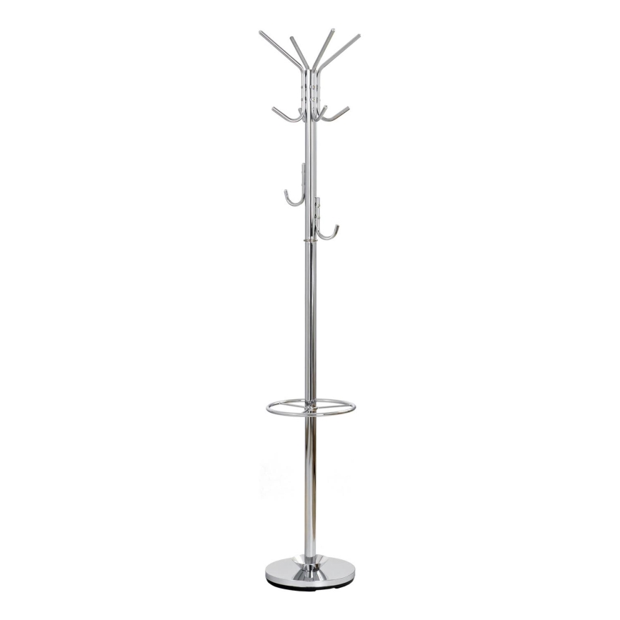Coat rack 181x30 cm shiny chrome
