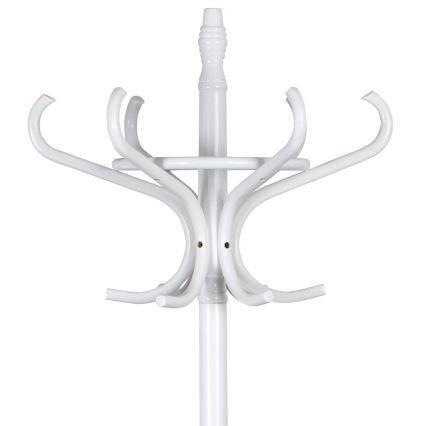 Coat rack 188 x 49 cm white
