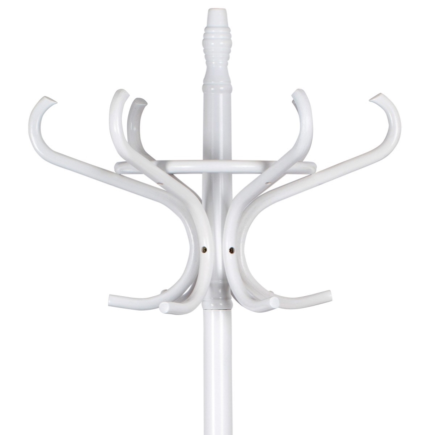 Coat rack 188 x 49 cm white
