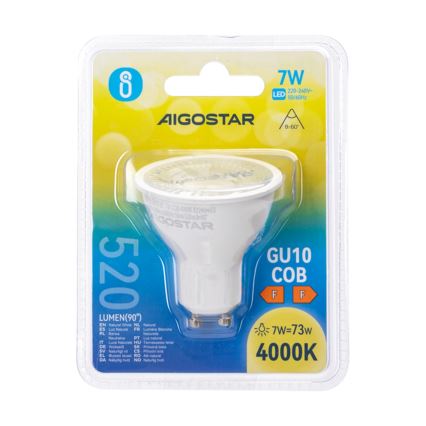 COB LED Bulb GU10/7W/230V 4000K - Aigostar