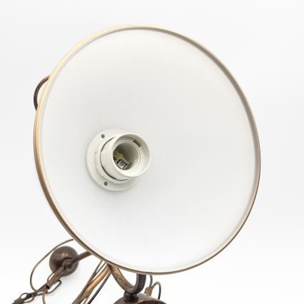 COBRA Rod Chandelier 3x E27/60W/230V, Bronze/Patina